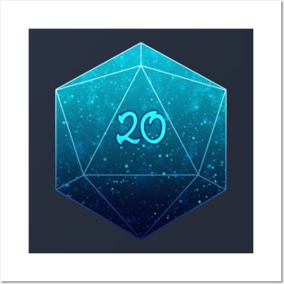 Bubbly D20 Posters and Art